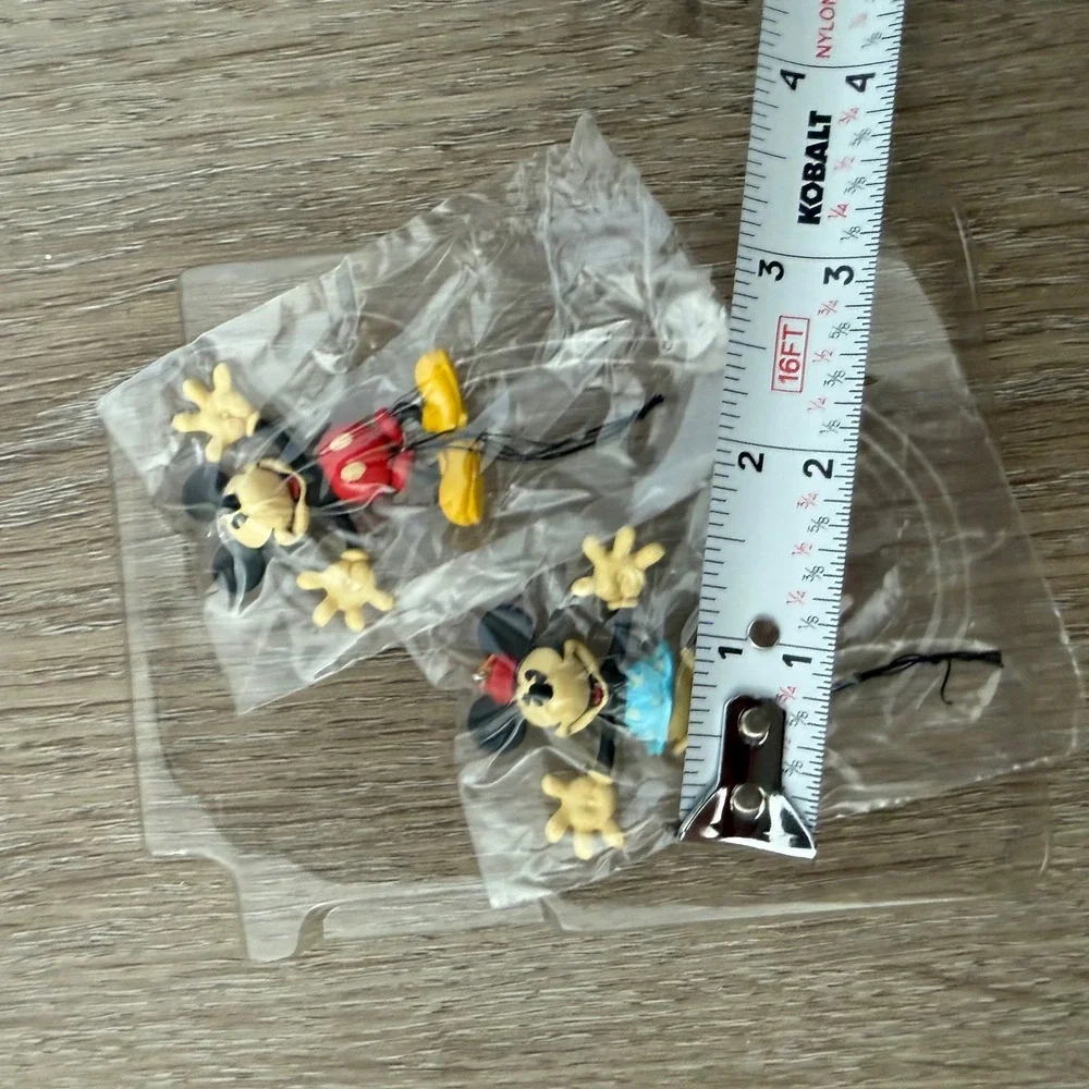 Hallmark Keepsake Disney Jumping for Joy Mickey Minnie Miniature Ornaments 2pc